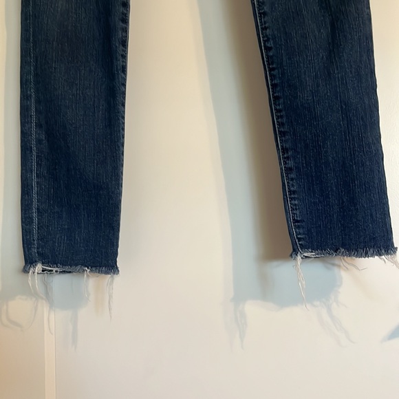 AG Farrah High-Rise Skinny Ankle Raw Hem Jeans - Picture 4 of 7